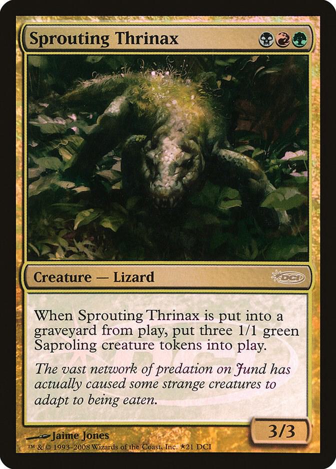 Sprouting Thrinax 21/79 (WPN & Gateway Promos)  - Foil | Good Games Cannington
