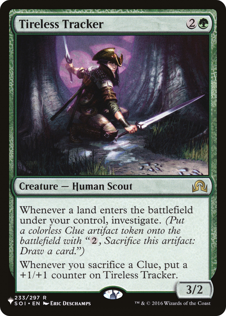 Tireless Tracker Art Card [Innistrad Remastered Art Series] | Good Games Cannington