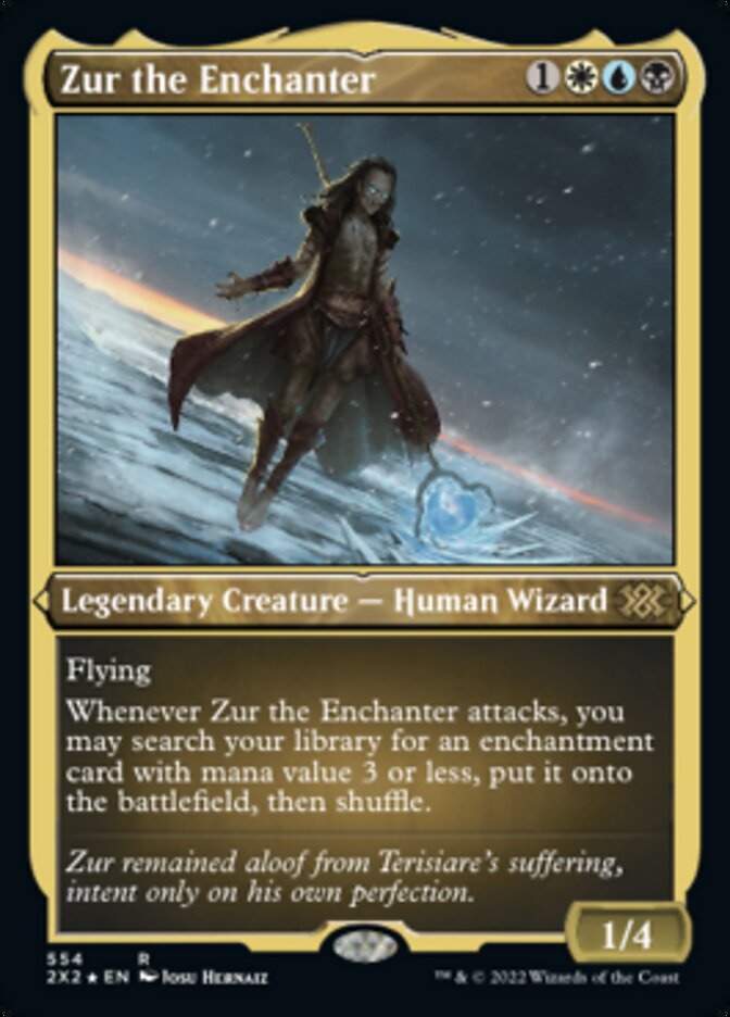 Zur the Enchanter (Foil Etched) [Double Masters 2022] | Good Games Cannington