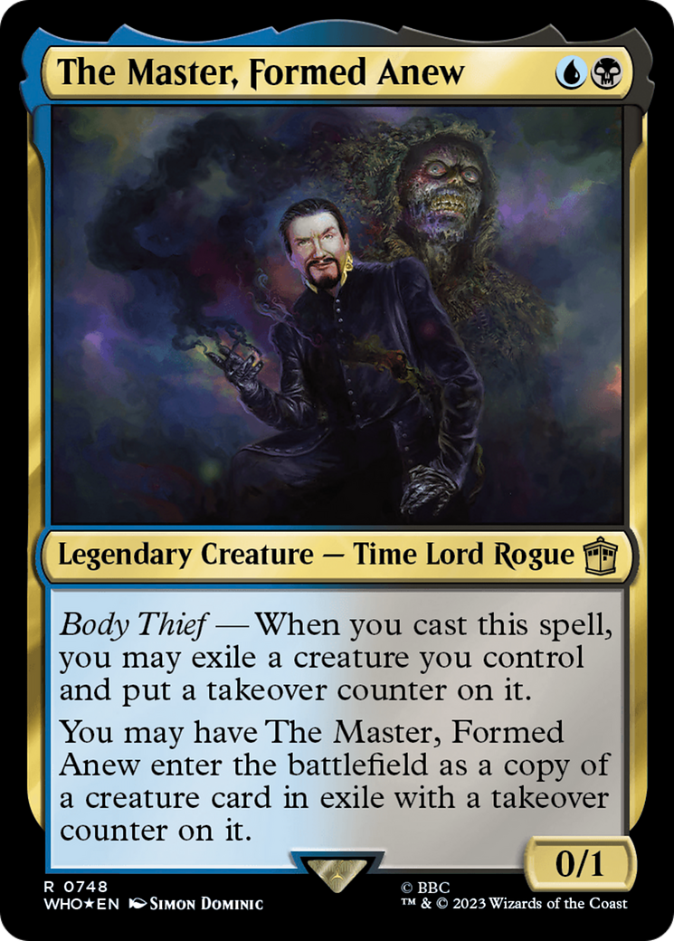 The Master, Formed Anew (Surge Foil) [Doctor Who] | Good Games Cannington