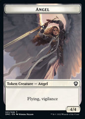 Kavu // Angel Double-Sided Token [Dominaria United Commander Tokens] | Good Games Cannington