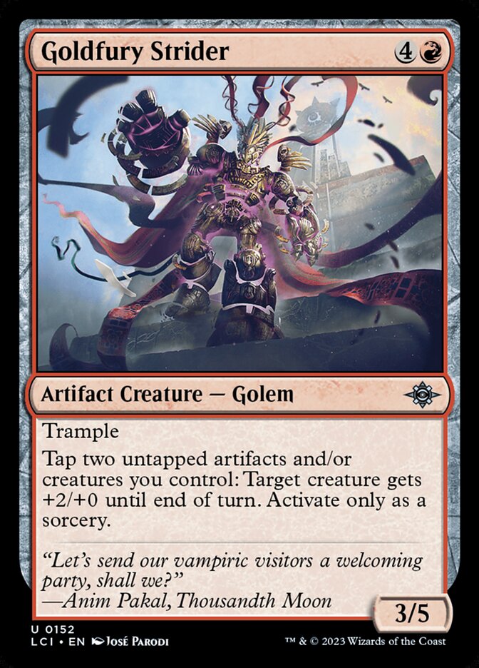 Goldfury Strider 152/291 (The Lost Caverns of Ixalan)  | Good Games Cannington