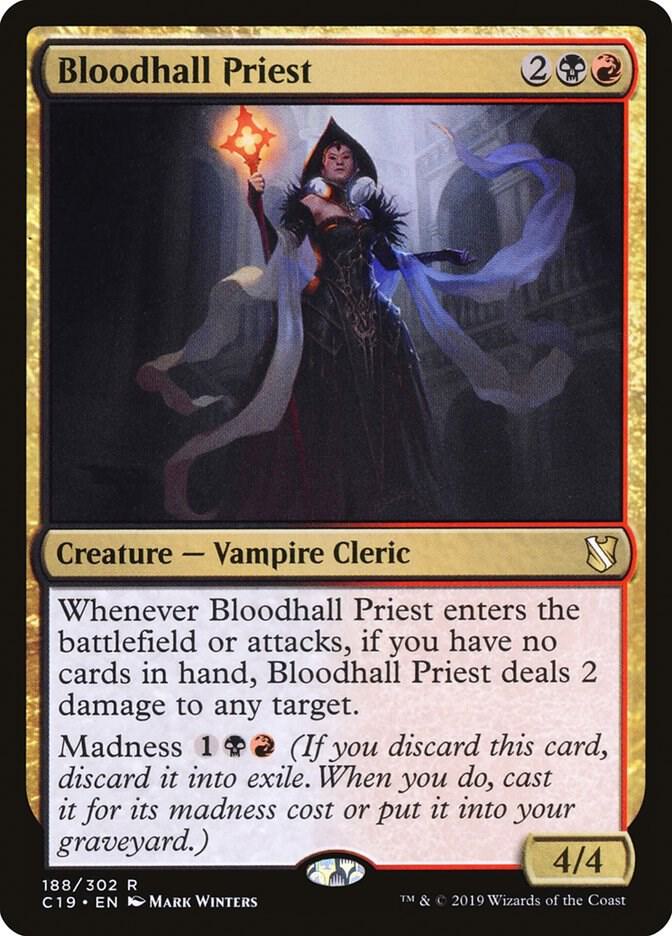Bloodhall Priest 188/302 (Commander 2019)  | Good Games Cannington