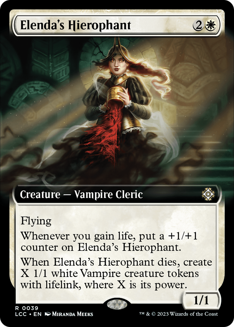 Elenda's Hierophant (Extended Art) [The Lost Caverns of Ixalan Commander] | Good Games Cannington
