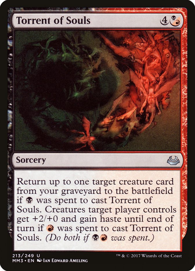 Torrent of Souls 213/249 (Modern Masters 2017)  | Good Games Cannington