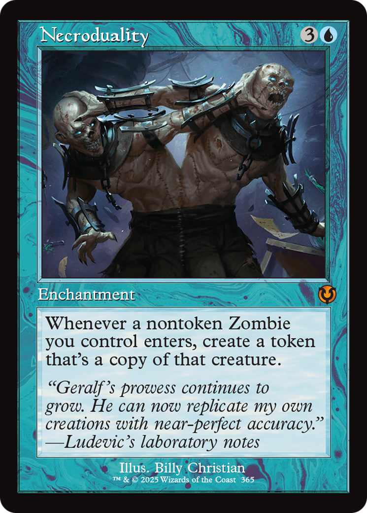 Necroduality (Retro Frame) [Innistrad Remastered] | Good Games Cannington