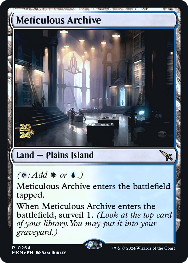 Meticulous Archive [Murders at Karlov Manor Prerelease Promos] | Good Games Cannington