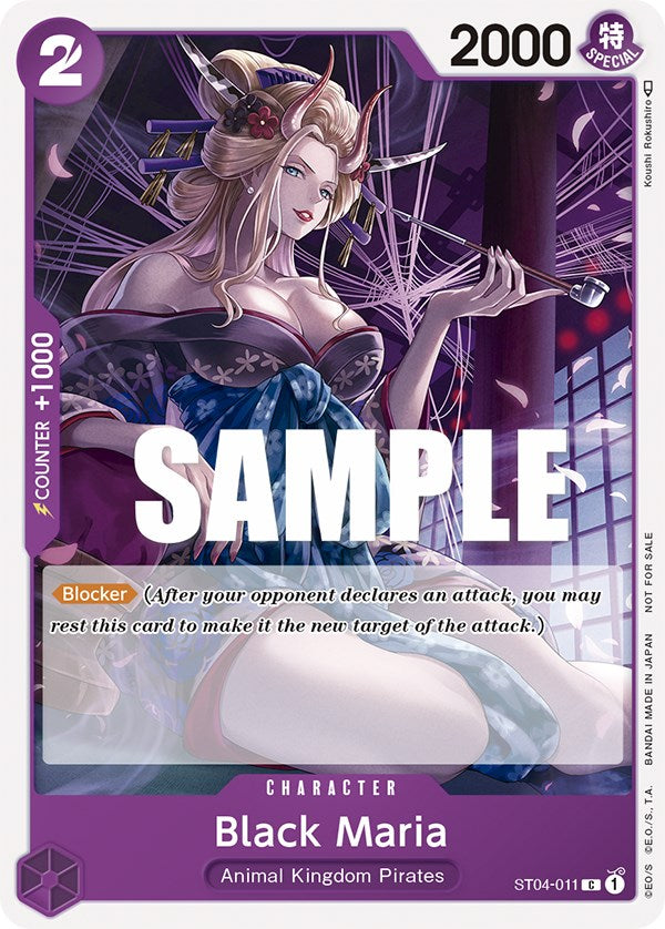Black Maria (Tournament Pack Vol. 2) [One Piece Promotion Cards] | Good Games Cannington