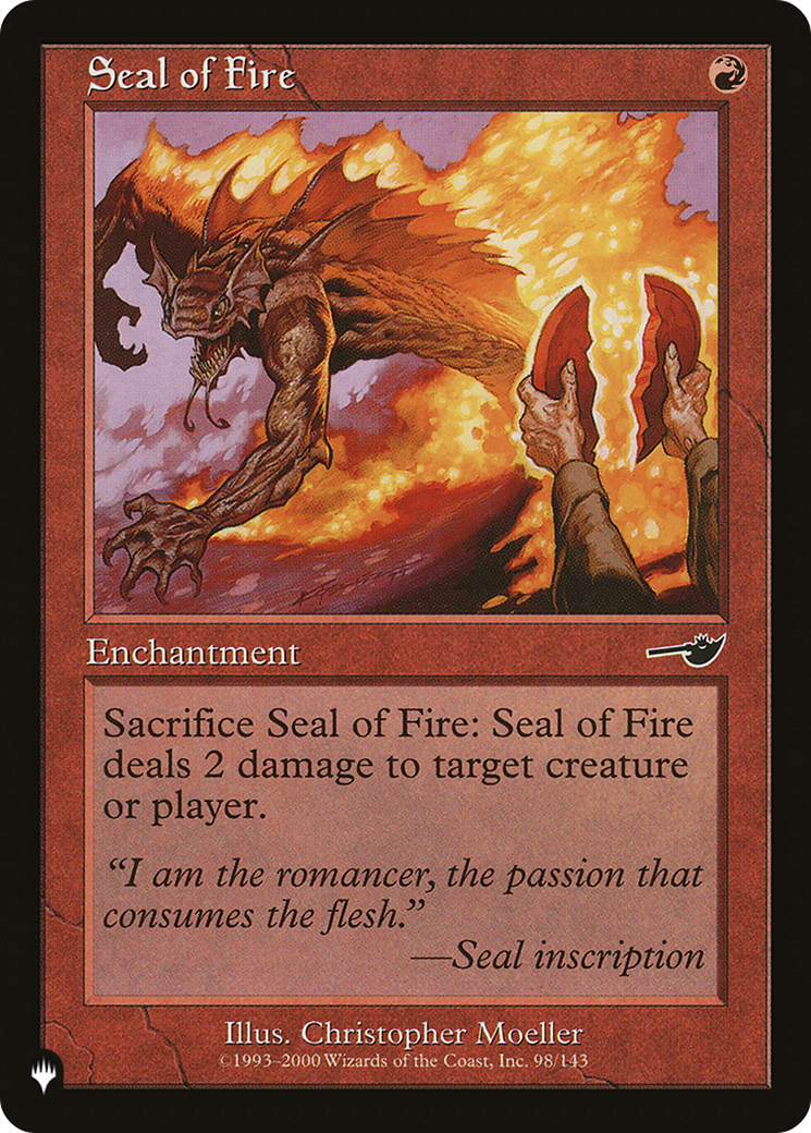 Seal of Fire [The List] | Good Games Cannington