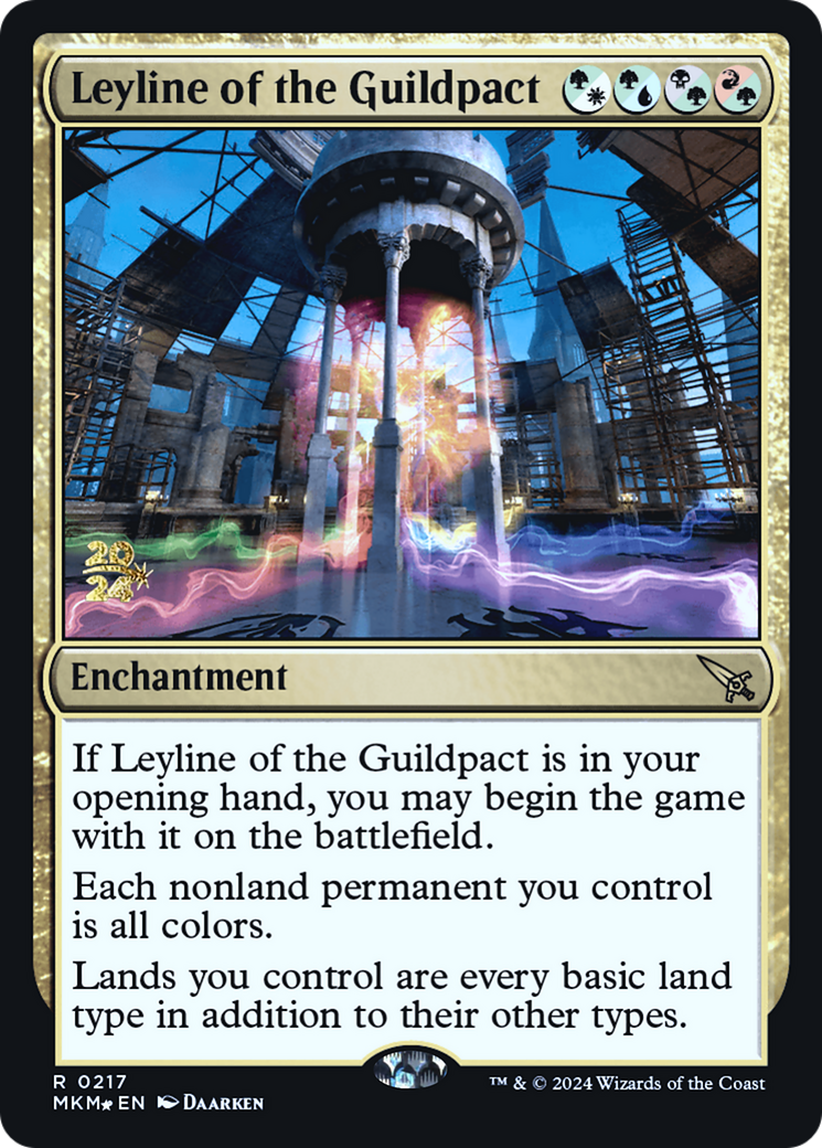 Leyline of the Guildpact [Murders at Karlov Manor Prerelease Promos] | Good Games Cannington