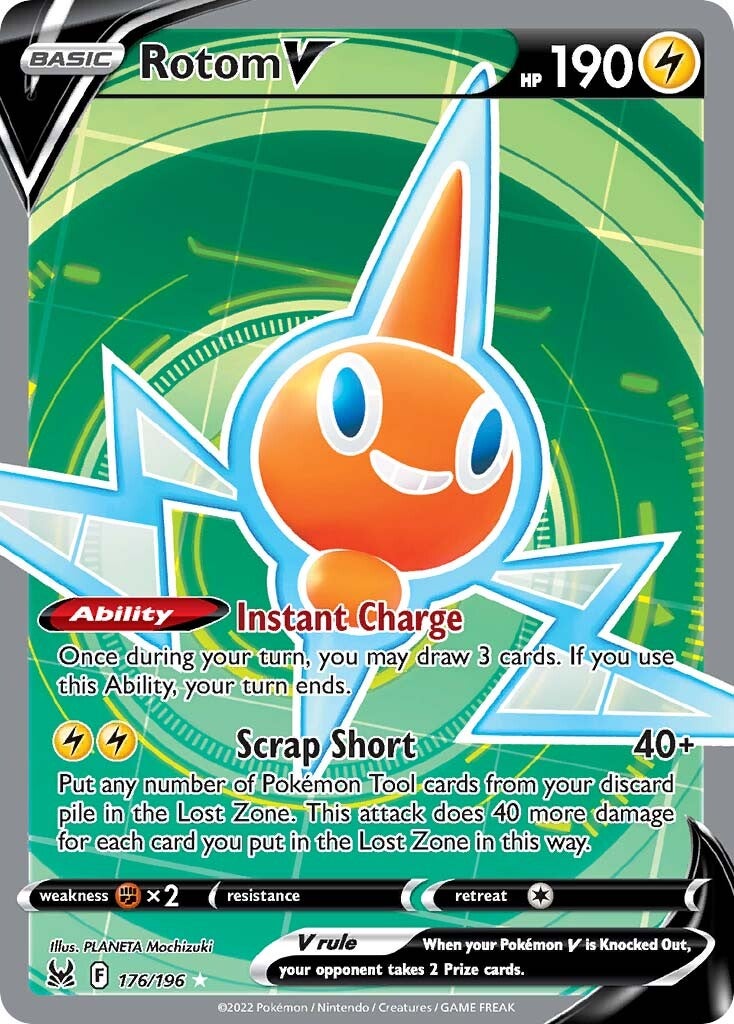 Rotom V (176/196) [Sword & Shield: Lost Origin] | Good Games Cannington