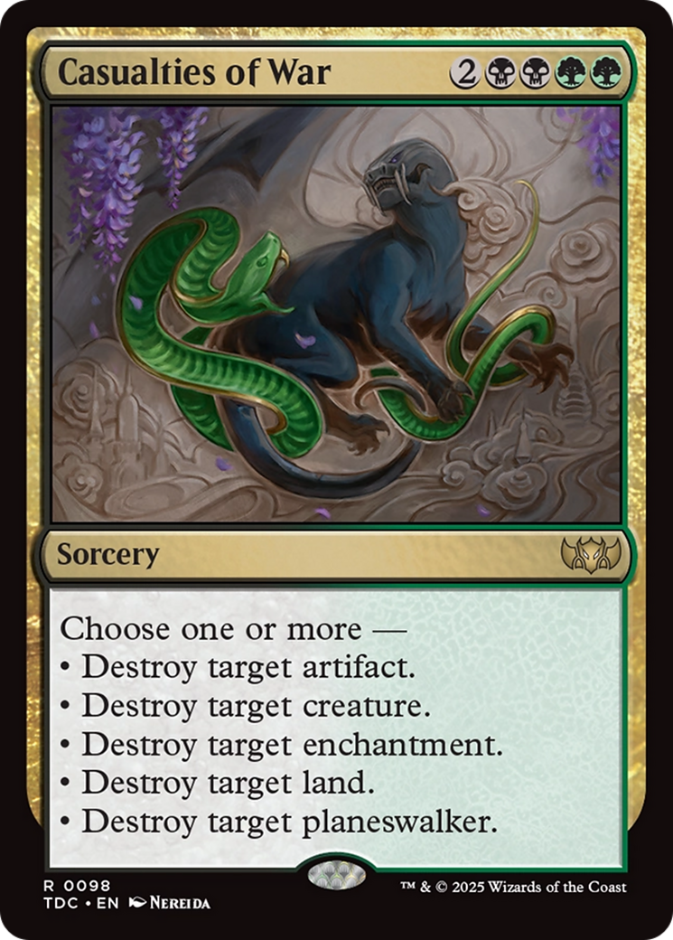 Casualties of War [Tarkir: Dragonstorm Commander] | Good Games Cannington