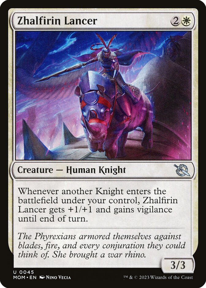 Zhalfirin Lancer 45/291 (March of the Machine)  | Good Games Cannington