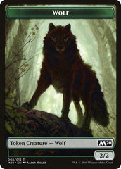 Wolf Double-Sided Token [Challenger Decks 2020 Tokens] | Good Games Cannington