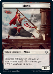 Monk // Kraken Double-Sided Token [March of the Machine Tokens] | Good Games Cannington