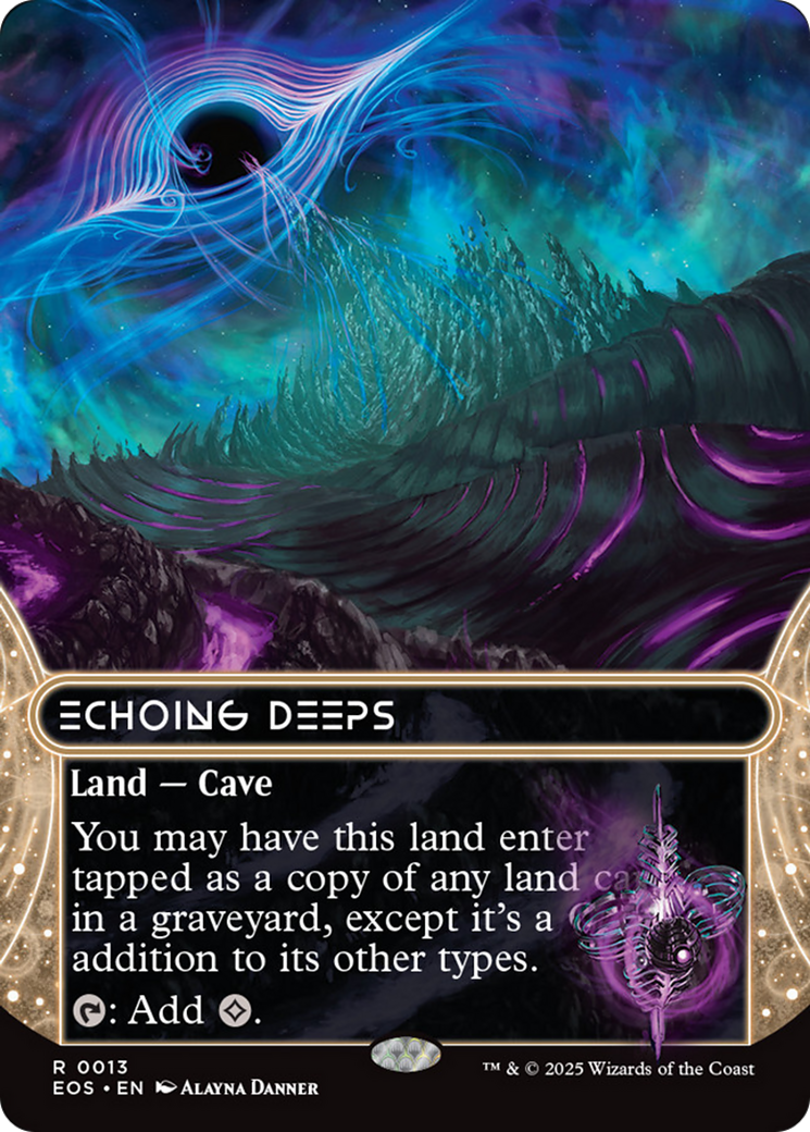 Echoing Deeps (0013) (Borderless) [Edge of Eternities: Stellar Sights] | Good Games Cannington