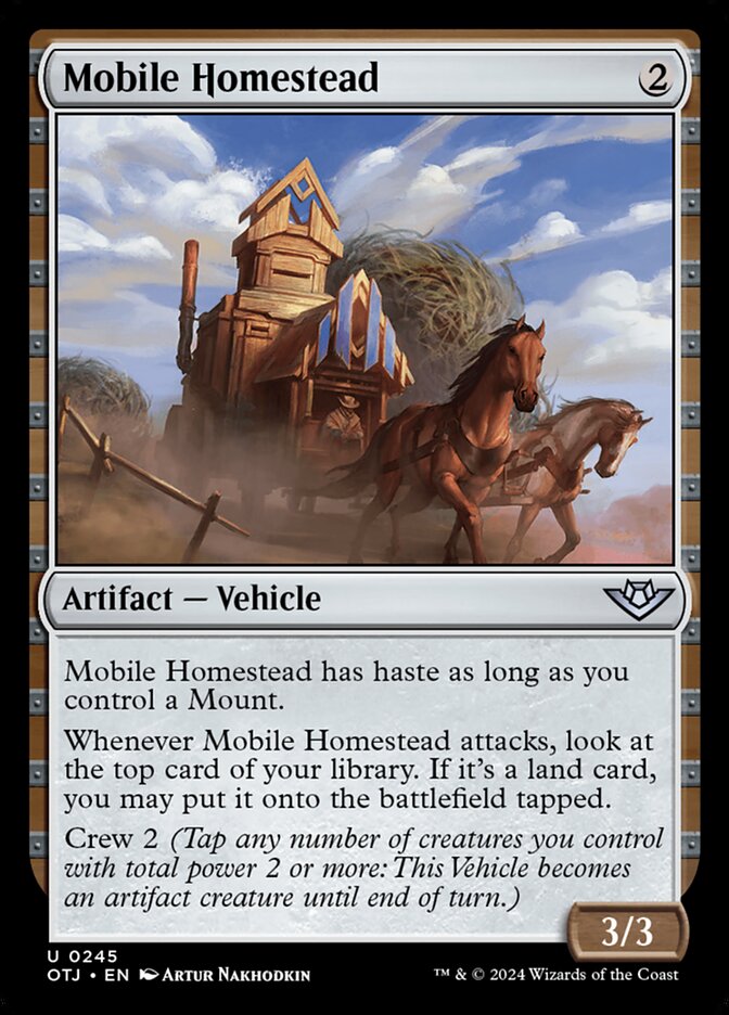 Mobile Homestead 245 (Outlaws of Thunder Junction)  - Foil | Good Games Cannington