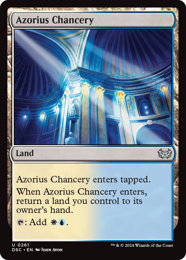 Azorius Chancery [Duskmourn: House of Horror Commander] | Good Games Cannington