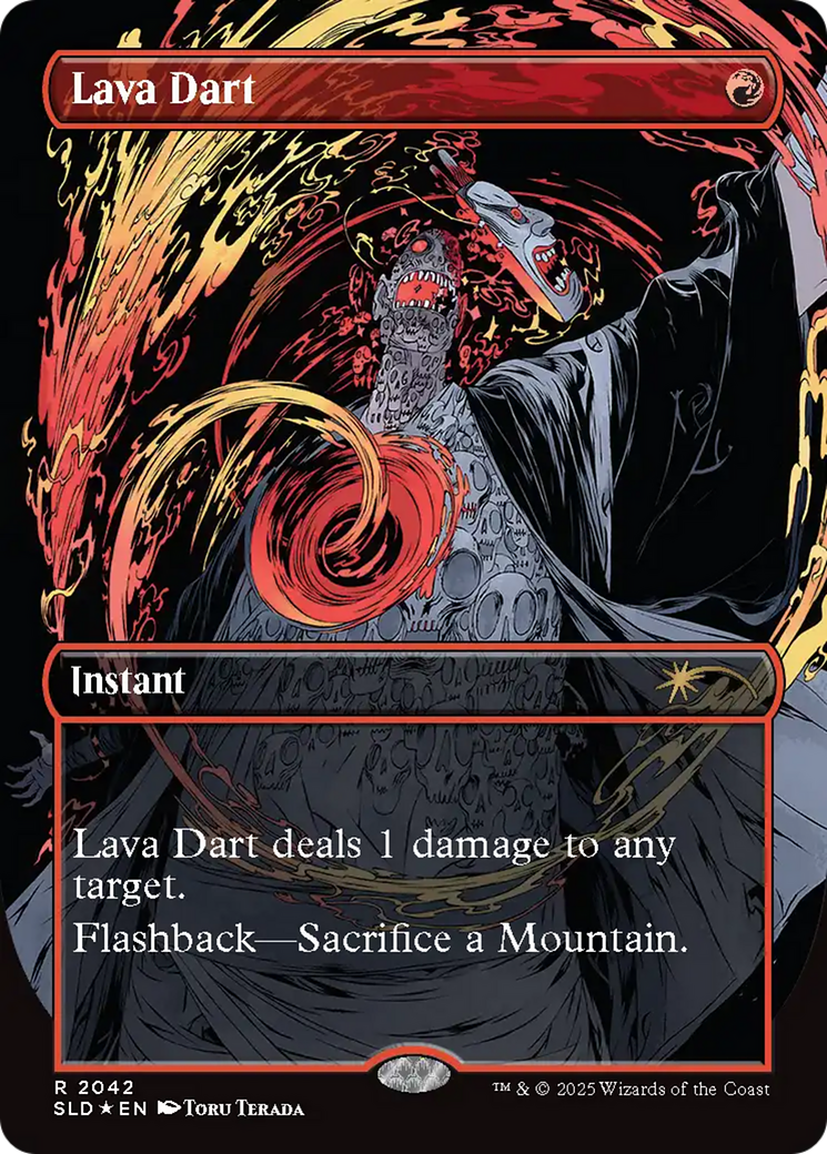 Lava Dart (Raised Foil) [Secret Lair Drop Series] | Good Games Cannington