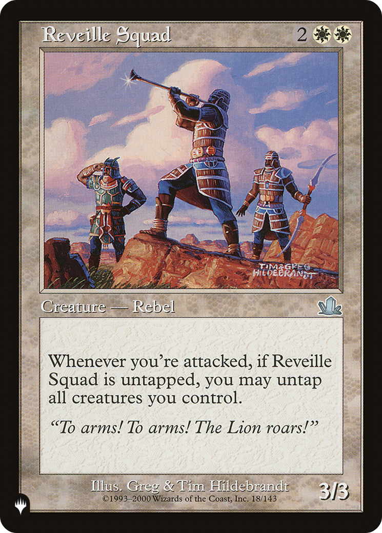 Reveille Squad [The List] | Good Games Cannington