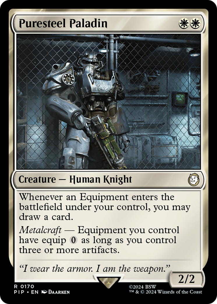 Puresteel Paladin [Fallout] | Good Games Cannington
