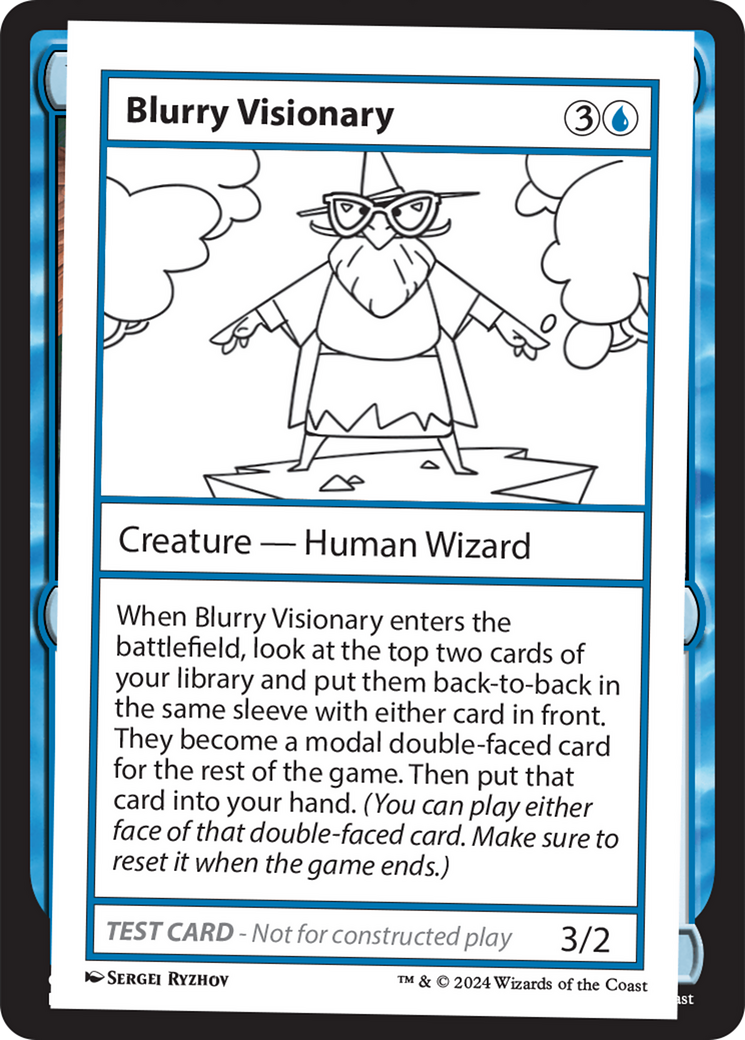 Blurry Visionary [Mystery Booster 2 Playtest Cards] | Good Games Cannington