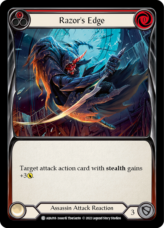 Razor's Edge (Red) [ARA016] (Outsiders Arakni Blitz Deck) | Good Games Cannington
