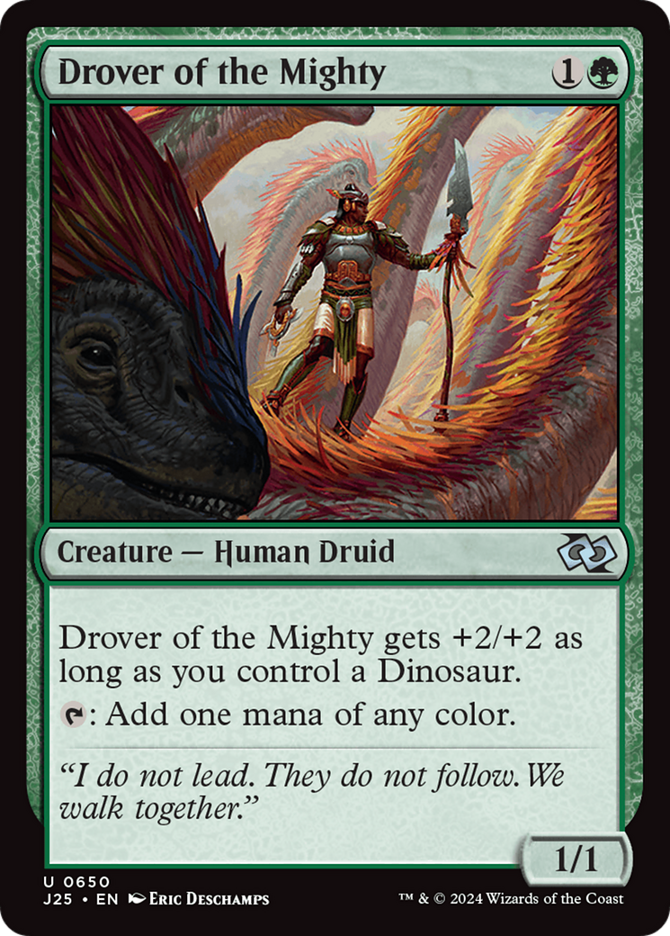 Drover of the Mighty [Foundations Jumpstart] | Good Games Cannington