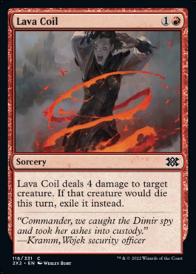 Lava Coil [Double Masters 2022] | Good Games Cannington