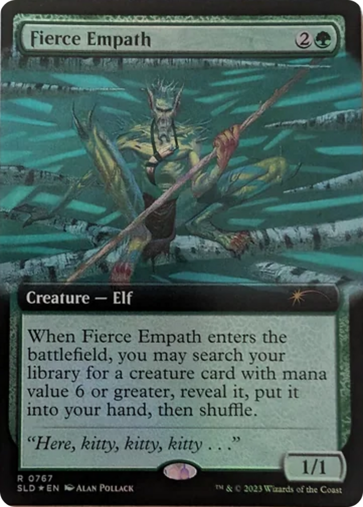 Fierce Empath (Extended Art) [Secret Lair Drop Series] | Good Games Cannington