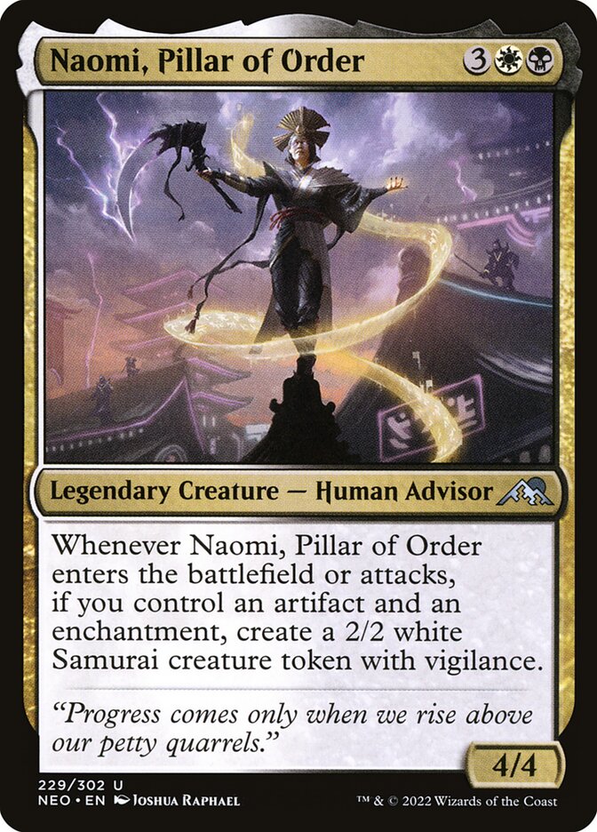 Naomi, Pillar of Order 229 (Kamigawa: Neon Dynasty)  | Good Games Cannington
