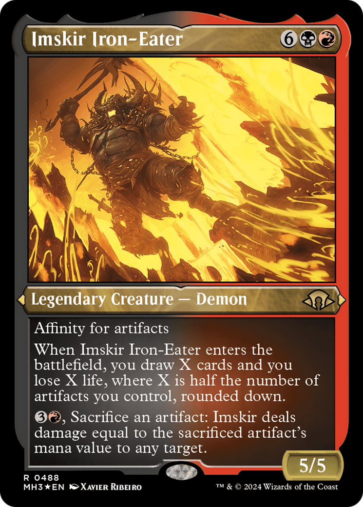 Imskir Iron-Eater (Foil Etched) [Modern Horizons 3] | Good Games Cannington