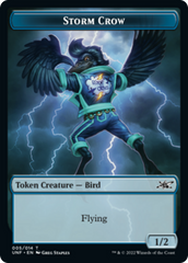 Squirrel // Storm Crow Double-Sided Token [Unfinity Tokens] | Good Games Cannington