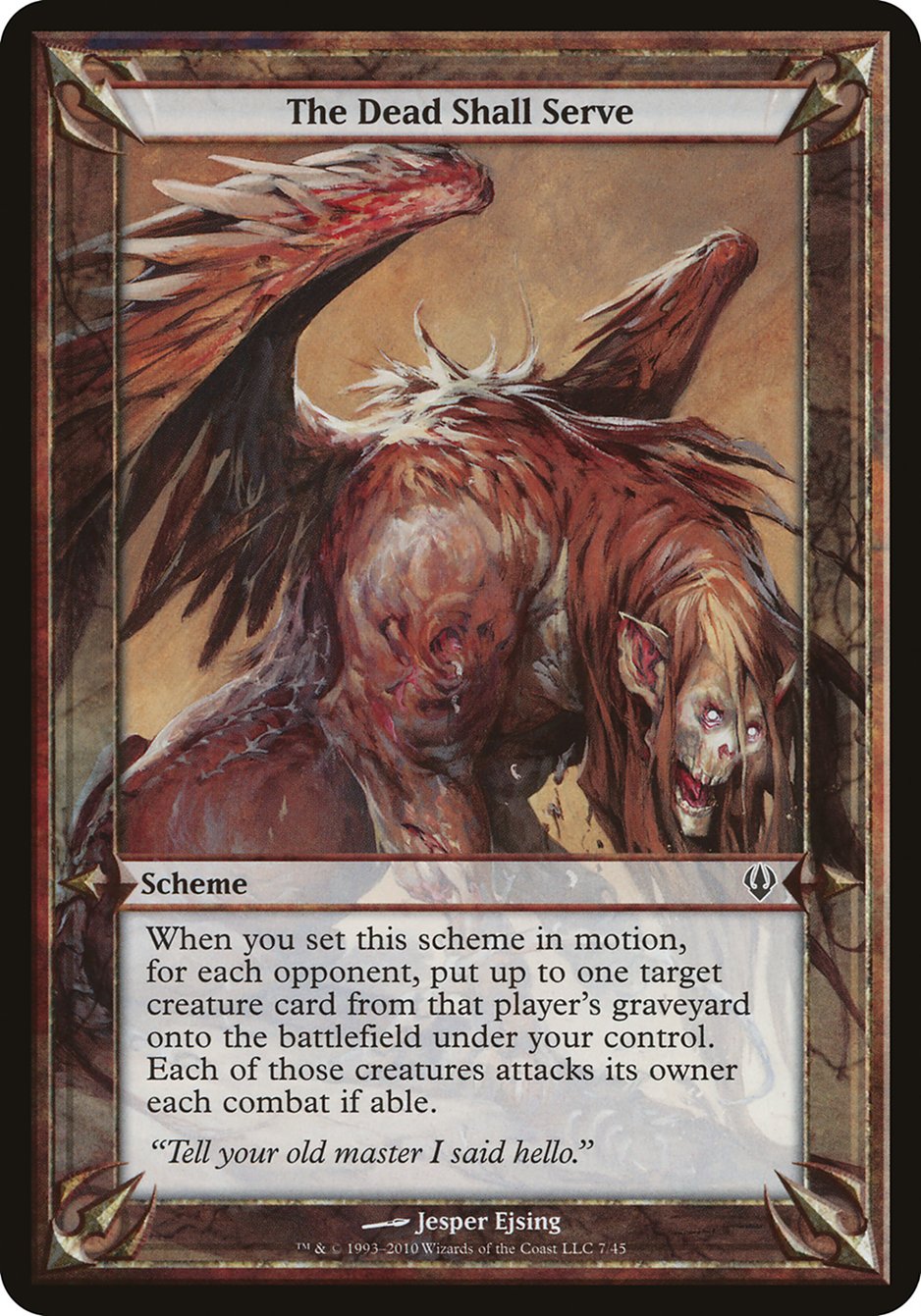 The Dead Shall Serve (Schemes) [Archenemy Schemes] | Good Games Cannington
