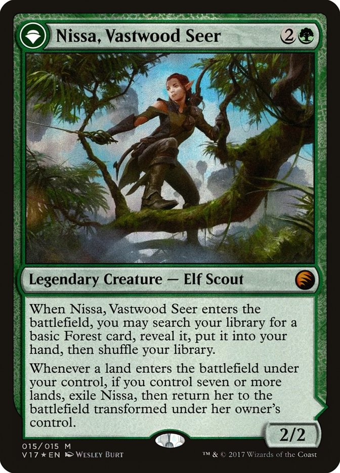 Nissa, Vastwood Seer // Nissa, Sage Animist [From the Vault: Transform] | Good Games Cannington