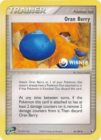 Oran Berry (85/109) (Jumbo Card) [EX: Ruby & Sapphire] | Good Games Cannington