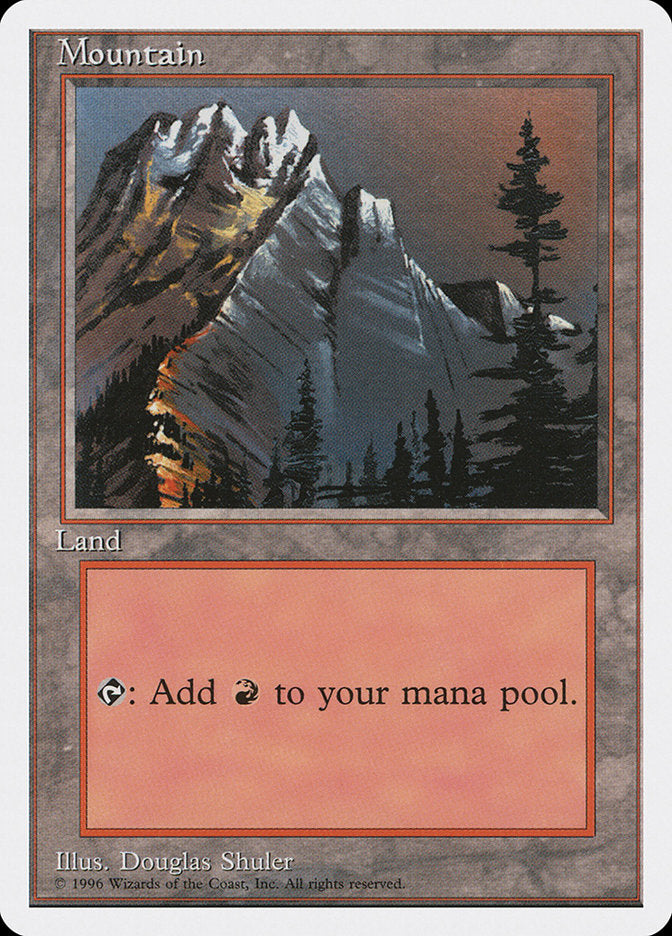 Mountain (Red Sky in the Top Right) [Introductory Two-Player Set] | Good Games Cannington