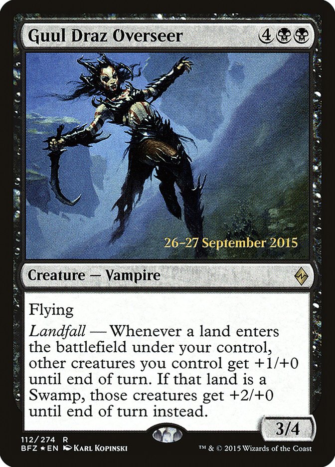 Guul Draz Overseer [Battle for Zendikar Prerelease Promos] | Good Games Cannington