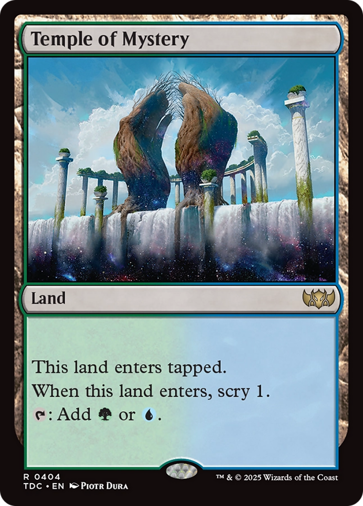 Temple of Mystery [Tarkir: Dragonstorm Commander] | Good Games Cannington