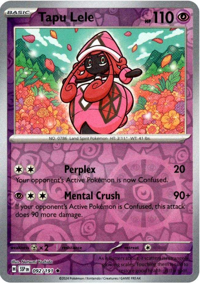 Tapu Lele (092/191) [Scarlet & Violet: Surging Sparks] | Good Games Cannington