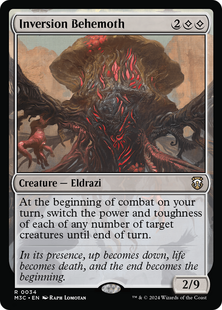 Inversion Behemoth [Modern Horizons 3 Commander] | Good Games Cannington