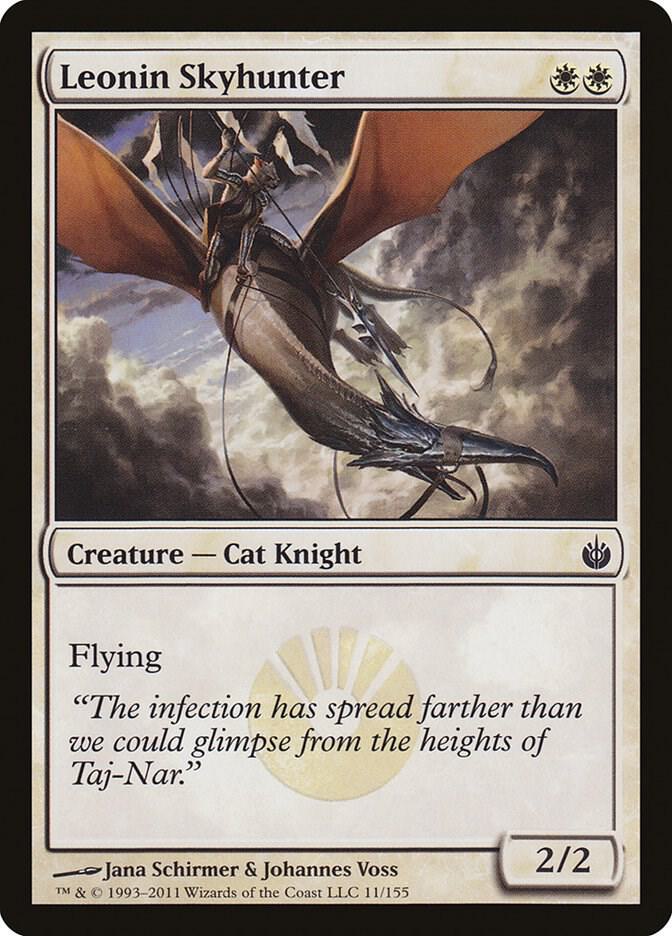 Leonin Skyhunter 11 (Mirrodin Besieged)  | Good Games Cannington