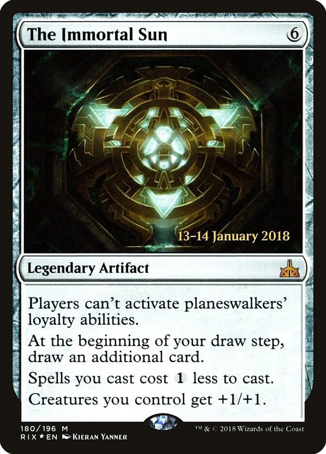 The Immortal Sun 180 (Prerelease Cards)  - Foil | Good Games Cannington