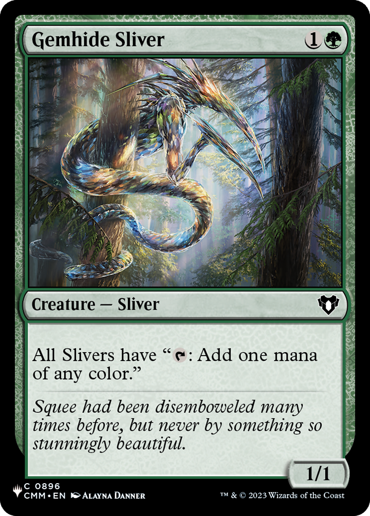 Gemhide Sliver (CMM) [The List] | Good Games Cannington