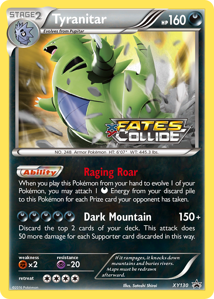 Tyranitar (XY130) [XY: Black Star Promos] | Good Games Cannington