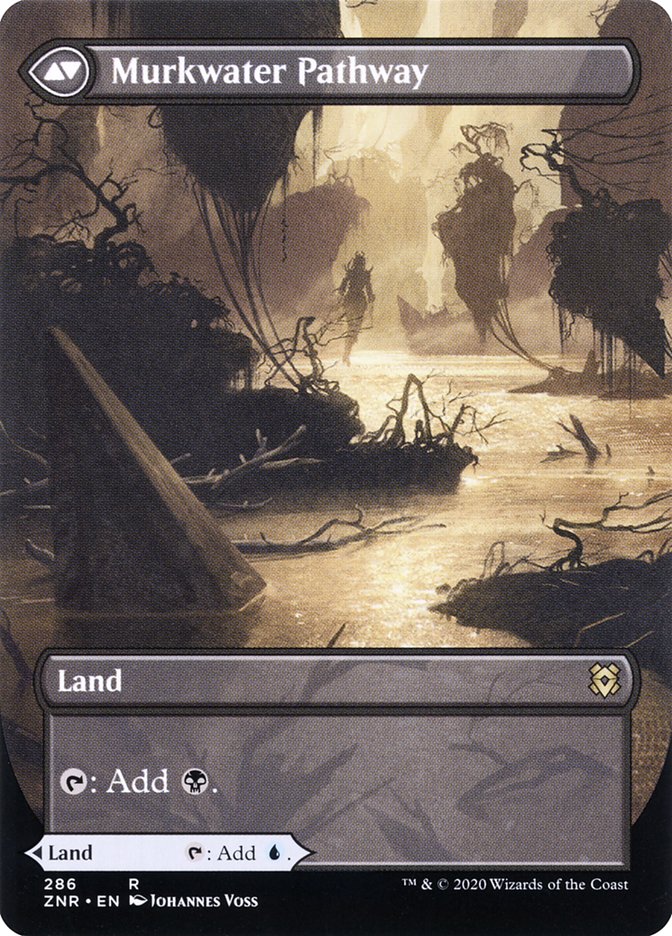 Clearwater Pathway // Murkwater Pathway (Borderless Alternate Art) [Zendikar Rising] | Good Games Cannington
