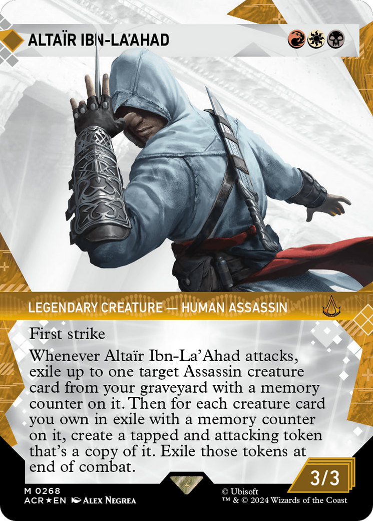 Altair Ibn-La'Ahad (Showcase) (Textured Foil) [Assassin's Creed] | Good Games Cannington
