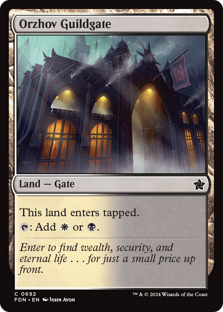 Orzhov Guildgate [Foundations] | Good Games Cannington
