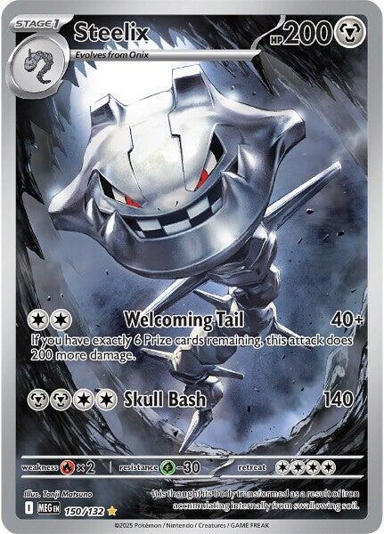 Steelix 150 132 (ME01: Mega Evolution)  - Holofoil | Good Games Cannington