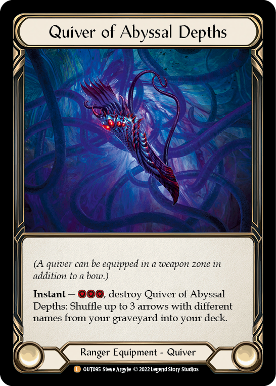 Quiver of Abyssal Depths [OUT095] (Outsiders)  Rainbow Foil | Good Games Cannington